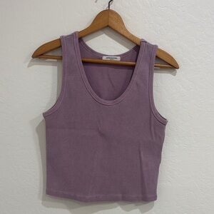 perfectwhitetee Lavender Tank Top